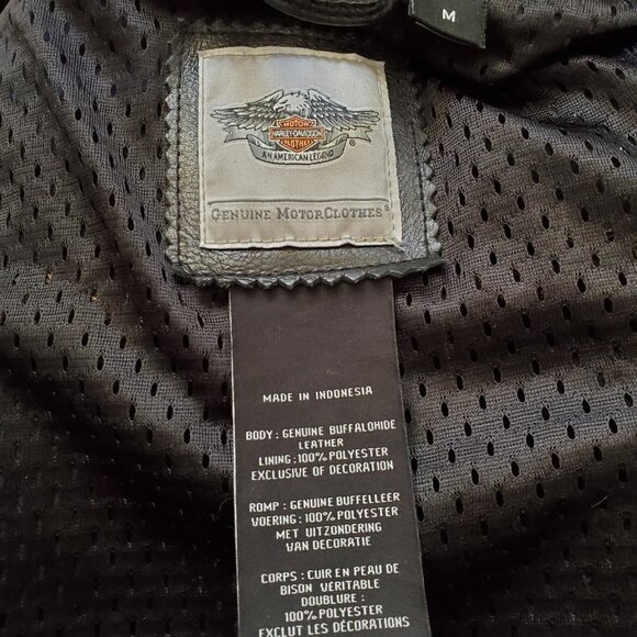 Harley Davidson Womens 115th Anniversary Limited Edition Leather Vest - Picture 3 of 8
